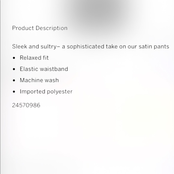 NWT Victoria’s Secret SEXY Beige Satin Pajama Pants w/Lace Stripes Down Sides - Picture 4 of 5